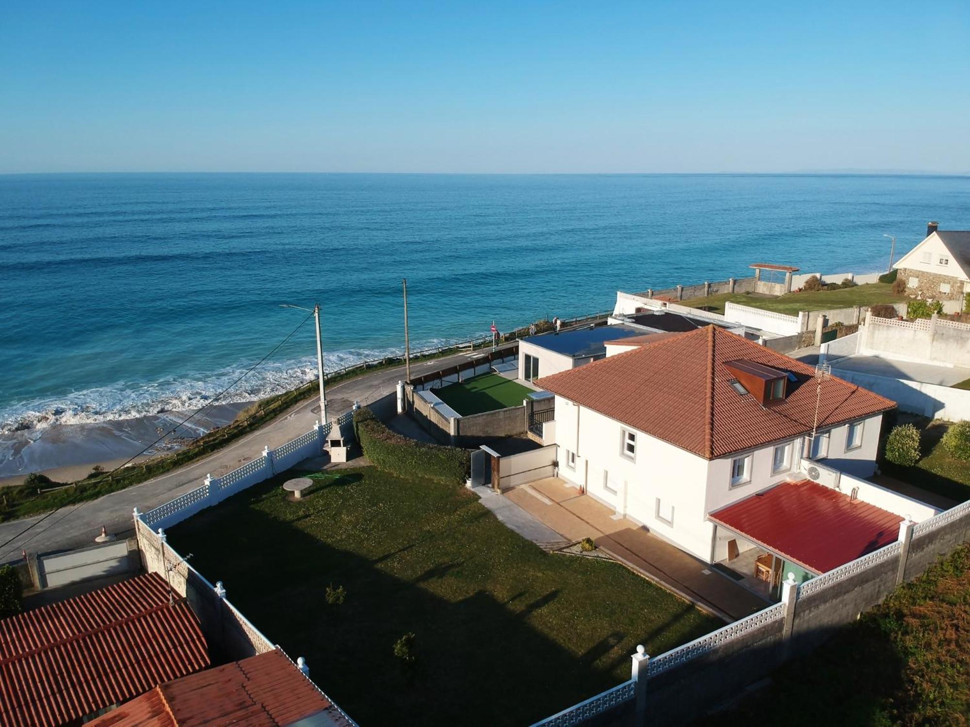 Ag Casa Vilamar En Primera Linea De Playa Razo Razo da Costa Εξωτερικό φωτογραφία